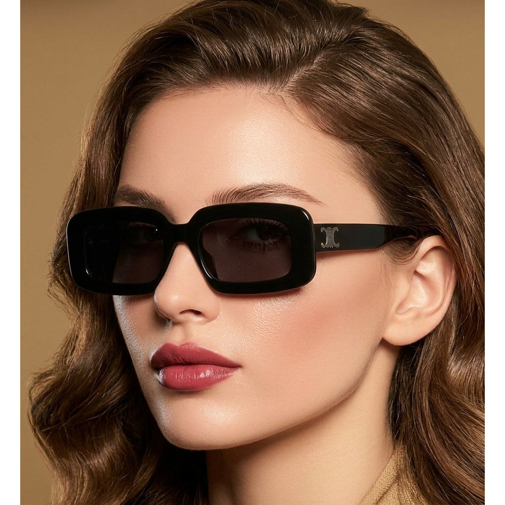 NWT Celine CL40313U-01A-53 Black 53mm Sunglasses